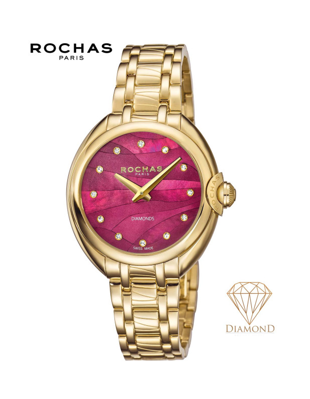ROCHAS Ladies Diamond Watch